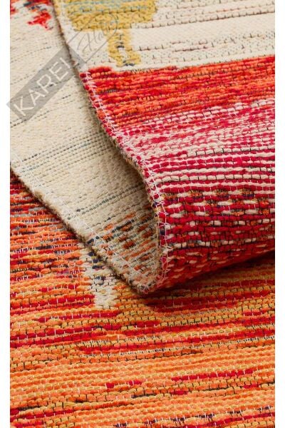 NOMAD NMD 12 TERRA Yıkanabilir, Çift Taraflı Kullanıma Uygun Yumuşak Tuşeli Otantik Kilim