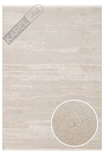 KALAHARI KLH 01 GREY BEIGE Özel Dokuma Tekniği ile Üretilen Modern Sade Desenli Makine Halısı
