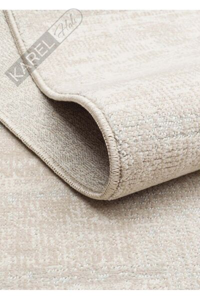 KALAHARI KLH 01 GREY BEIGE Özel Dokuma Tekniği ile Üretilen Modern Sade Desenli Makine Halısı