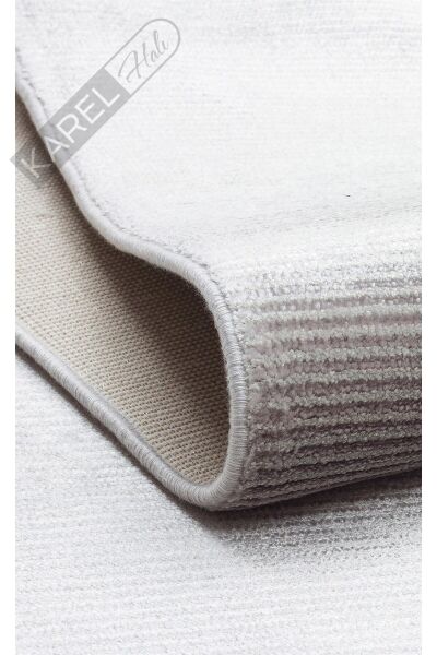 NAPOLI NAP 01 GREY Sade Desenli Modern Sık Dokuma Makine Halısı