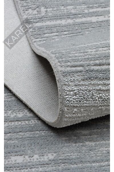 LAGOS XW LGS 19 LIGHT GREY XW Hav Toz Vermez Eskitme Desenli Modern Makine Halısı