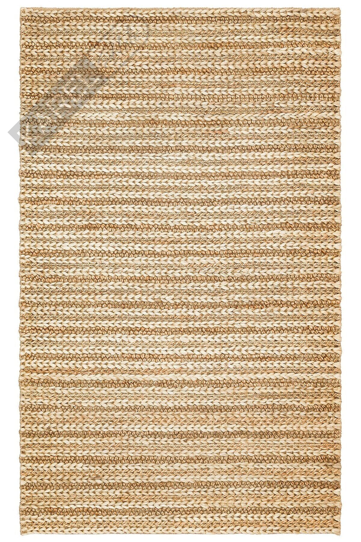 NETRA S-1152 NATURAL XW  Farklı Örgü Dokusuna Sahip El Dokuma Naturel Jüt Hasır Halı