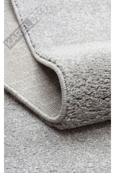 LOTTO LT PLAIN GREY Hav Toz Vermez Modern Sade Desenli Makine Halısı