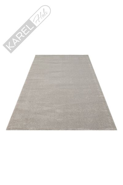 LOTTO LT PLAIN GREY Hav Toz Vermez Modern Sade Desenli Makine Halısı