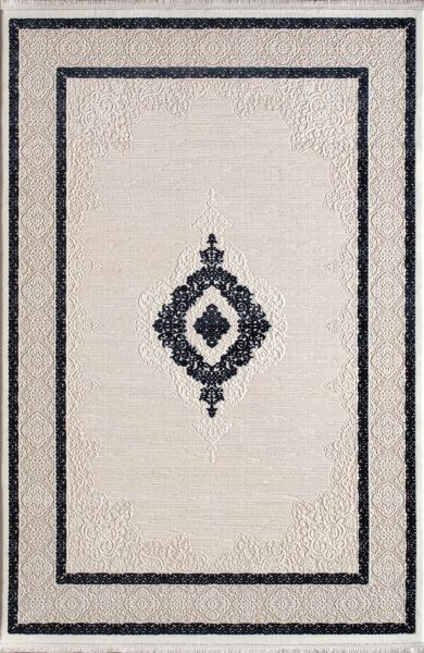 Artemis Halı Anetta - 03319A - Krem Mavi Akrilik Halı