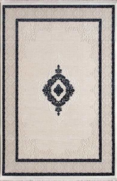 Artemis Halı Anetta - 03319A - Krem Mavi Akrilik Halı