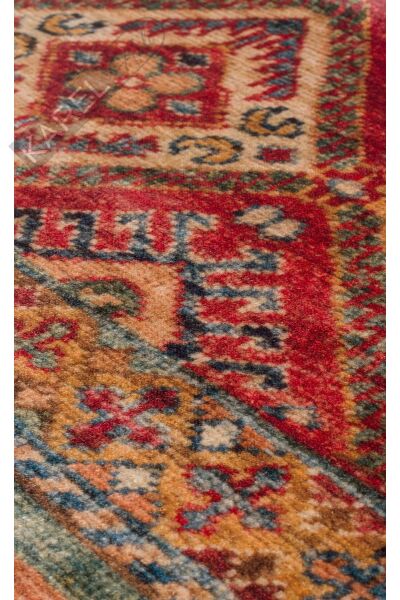 Antique Atk 05 Multy Yıkanabilir Modern Ve Etnik Desenli Kaymaz Tabanlı Makine Halısı