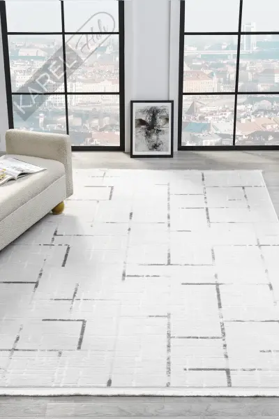 Seyran Halı Vista 5118 Gri Akrilik Halı