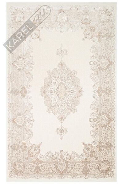 PALMIRA PLM 01 CREAM BEIGE Yüksek Kaliteli Sık Dokuma Modern Salon Halısı