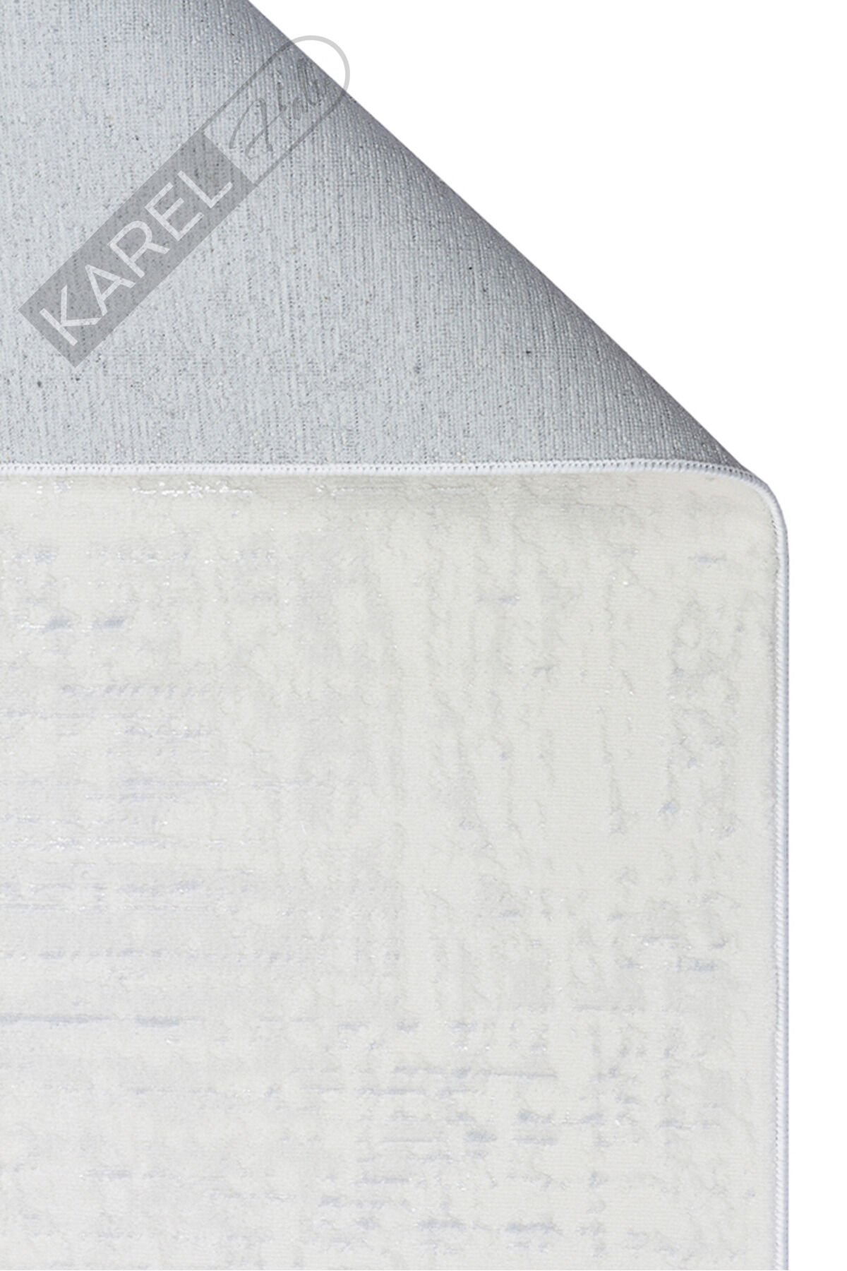 NORA NOR 02 WHITE Hav Toz Vermez Yıkanabilir Kaymaz İnce Dokuma Modern Halı