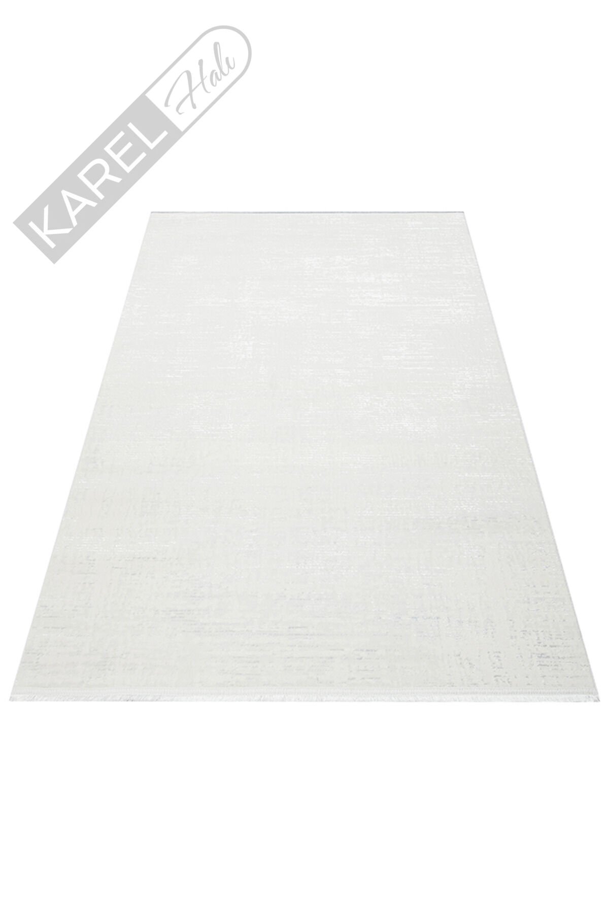 NORA NOR 02 WHITE Hav Toz Vermez Yıkanabilir Kaymaz İnce Dokuma Modern Halı
