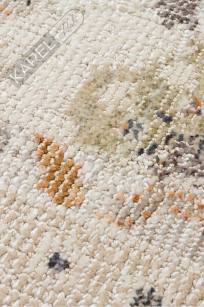 SAHARA SHA 05 CREAM BEIGE Hav Toz Vermez Yumuşak Tuşeli Modern Makine Halısı