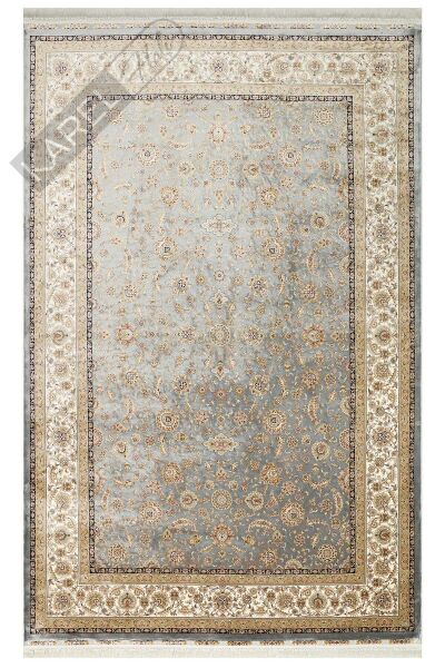 ISFAHAN ISF 03 GREY CREAM Klasik Desenli Yüksek Kalite Sık Dokuma Makine Halısı