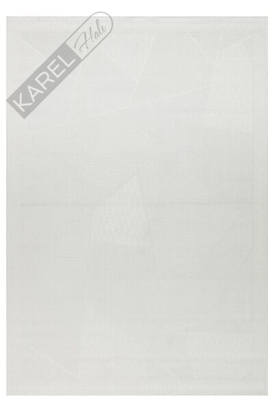 MONO LUX MNO LUX 01 GREY Kaymaz Tabanlı Modern Desenlere Sahip İnce Halı