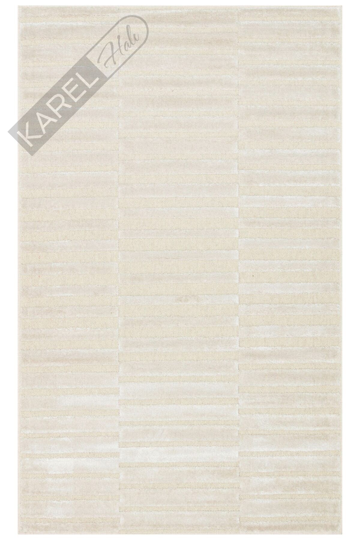 ZENITH ZNT 03 CREAM  Yüksek Alçak Dokulu Naturel Yün ve Viskon Modern Dokuma Halı