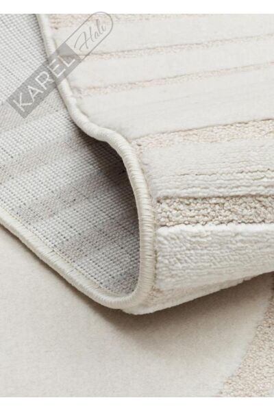 ADEL ADL 02 CREAM Yüksek Alçak Dokulu Yumuşak Tuşeli Modern Makine Halısı