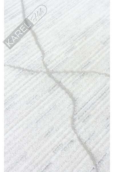 Sateen Lux St 908 Grey Hav Toz Vermez Modern Halı