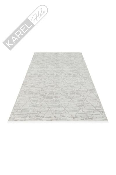 Sateen Lux St 908 Grey Hav Toz Vermez Modern Halı