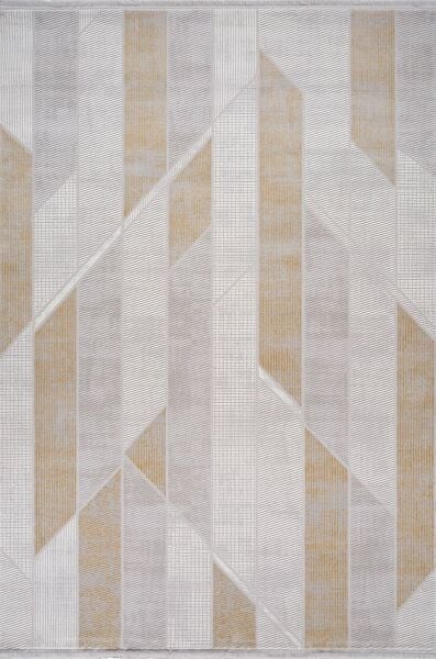 Artemis Halı Karizma - 02815D - Gri Gold Polyester Halı