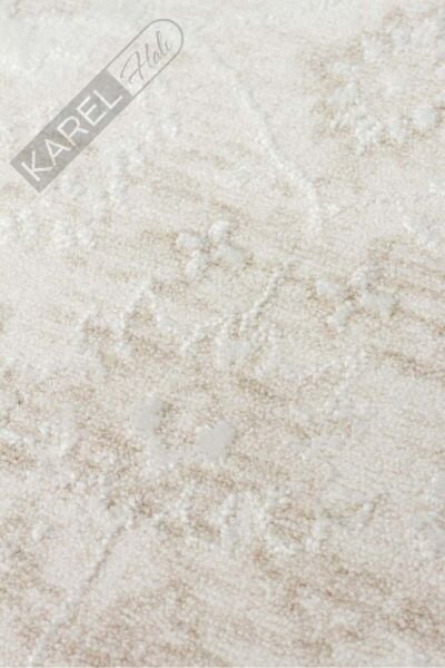 LEONA LNA 05 CREAM Yumuşak Tuşeli Hav Toz Vermez Modern Makine Halısı