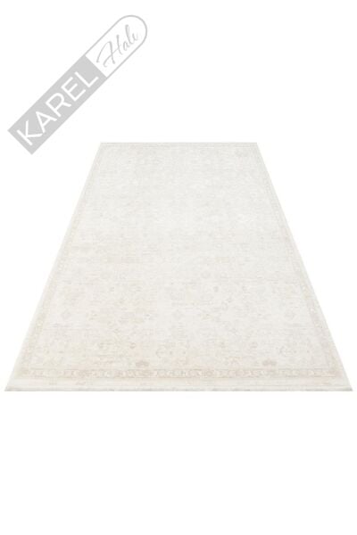 LEONA LNA 05 CREAM Yumuşak Tuşeli Hav Toz Vermez Modern Makine Halısı