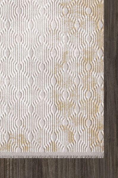 Artemis Halı Artex - 02503B - Krem Gold Akrilik Halı