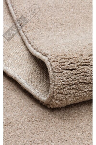 LOTTO LT PLAIN BEIGE Hav Toz Vermez Modern Sade Desenli Makine Halısı