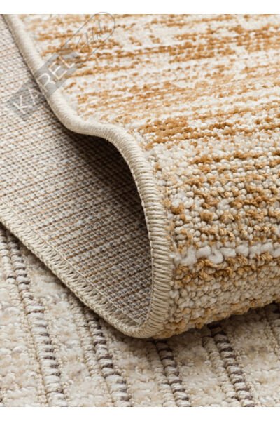 SAHARA SHA 02 CREAM GOLD Hav Toz Vermez Yumuşak Tuşeli Modern Makine Halısı
