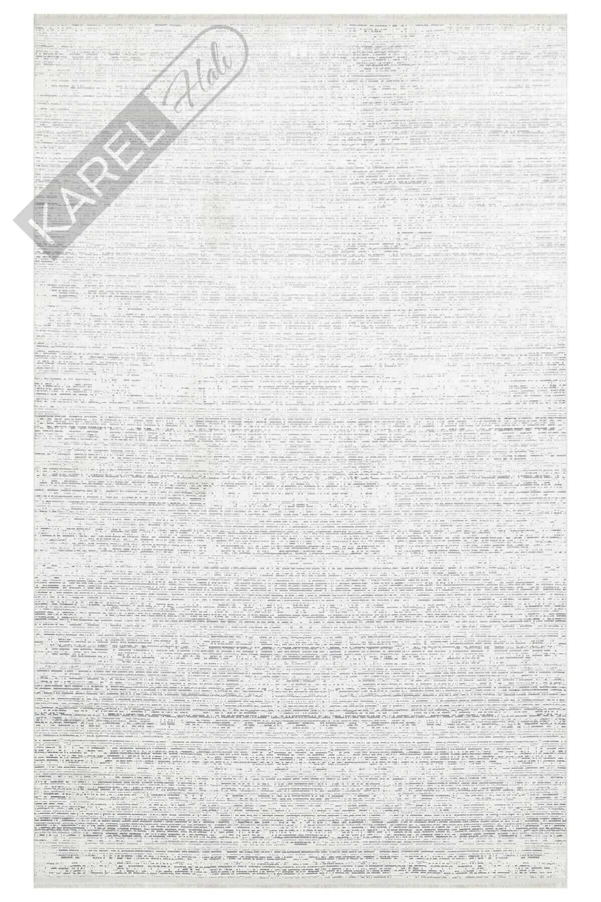 SATEEN ST 101 L.GREY XW Hav Toz Vermez Yıkanabilir Kaymaz İnce Dokuma Modern Halı