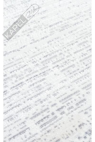 SATEEN ST 101 L.GREY XW Hav Toz Vermez Yıkanabilir Kaymaz İnce Dokuma Modern Halı