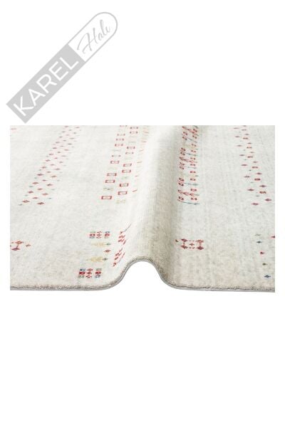 ZARA 06 Beige Otantik Desenli El Emeği Ile Özel Tezgahlarda Üretilen Modern Uşak Halısı