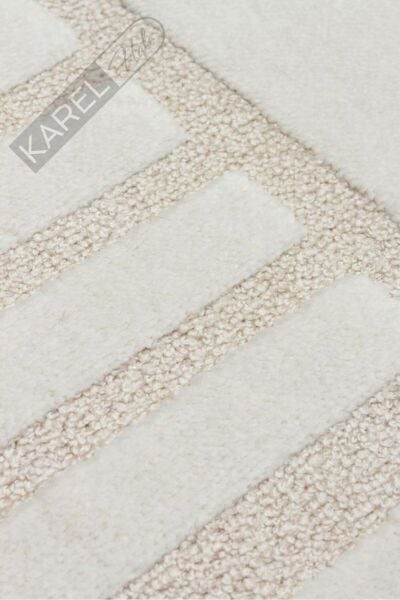 ADEL ADL 02 CREAM Yüksek Alçak Dokulu Yumuşak Tuşeli Modern Makine Halısı