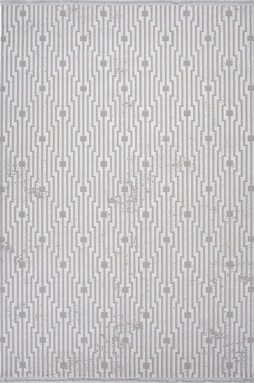 Artemis Halı Karizma - 02823C - Gri Beyaz Polyester Halı