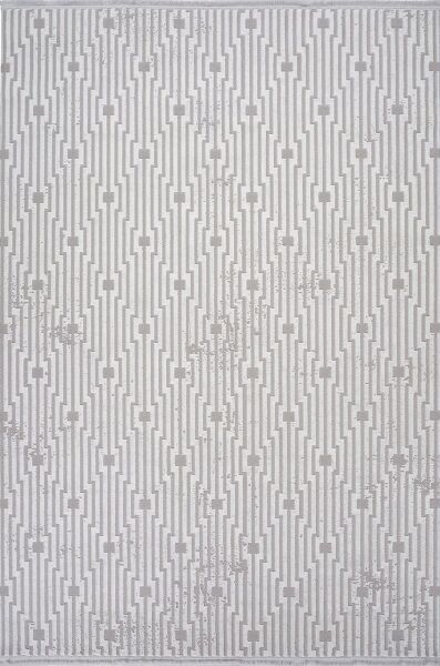 Artemis Halı Karizma - 02823C - Gri Beyaz Polyester Halı