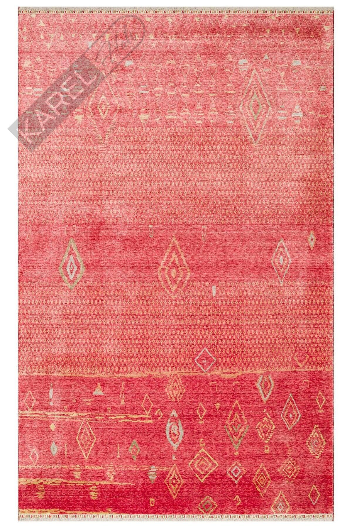 ZARA ZR 15 RED AUTUMN  Otantik Desenli El Emeği İle Özel Tezgahlarda Üretilen Modern Uşak Halısı
