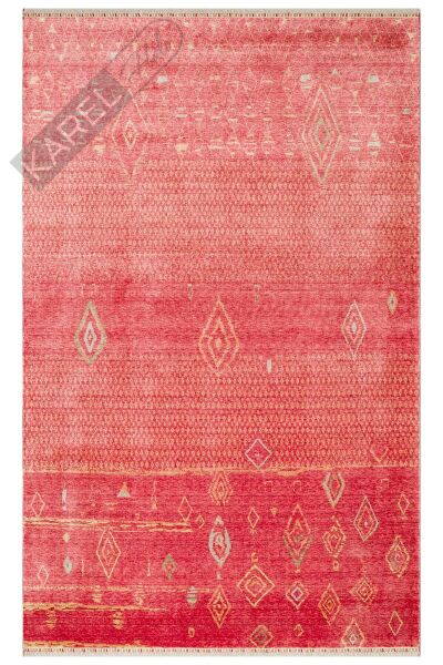 ZARA ZR 15 RED AUTUMN  Otantik Desenli El Emeği İle Özel Tezgahlarda Üretilen Modern Uşak Halısı