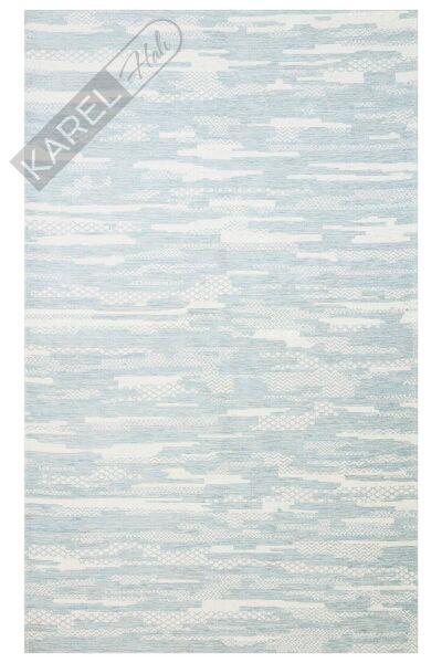 BIGA BG 01 BLUE Hav Toz Vermez Kaymaz Tabanlı İnce Dokuma Modern Halı