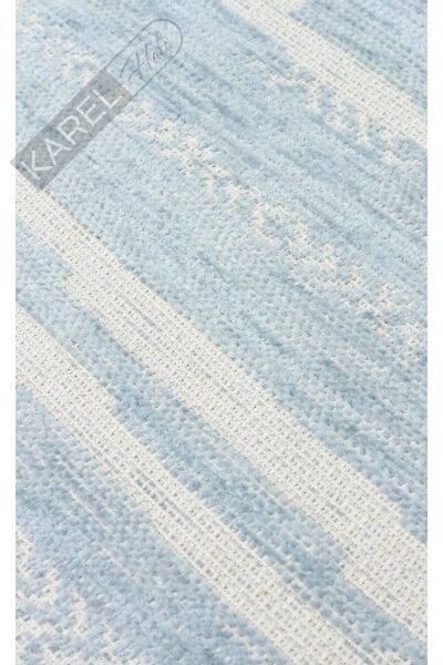 BIGA BG 01 BLUE Hav Toz Vermez Kaymaz Tabanlı İnce Dokuma Modern Halı