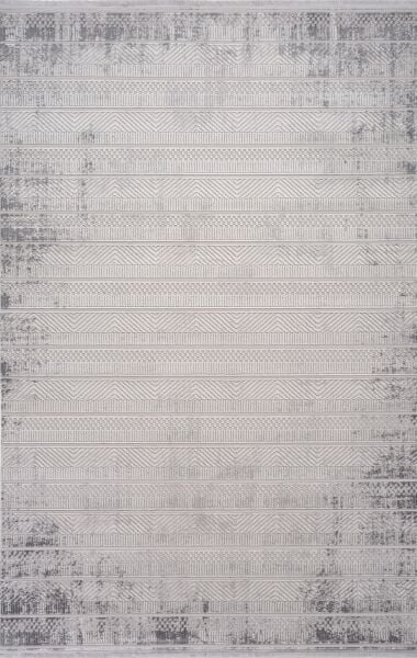 Artemis Halı Karizma - 02811C - Krem Gri Polyester Halı