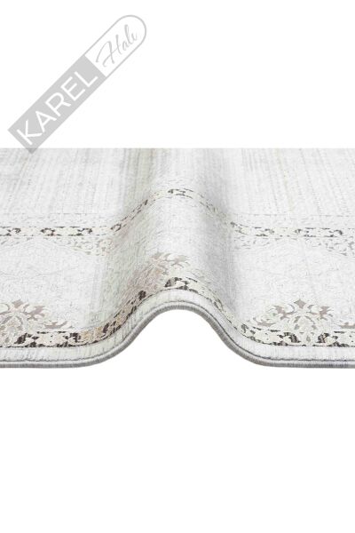 MAHAL MHL 07 CREAM GOLD  Modern Desenli Yüksek Kalite Sık Dokuma Salon Halısı