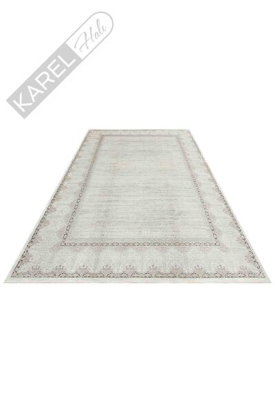 MAHAL MHL 07 CREAM GOLD  Modern Desenli Yüksek Kalite Sık Dokuma Salon Halısı