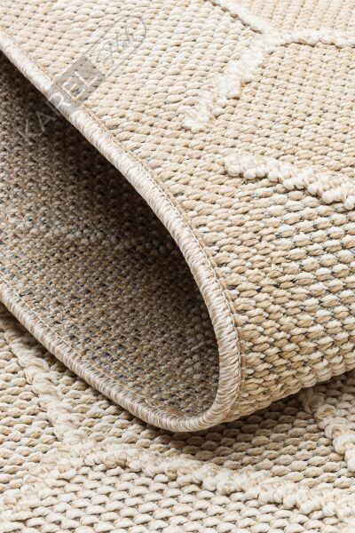 SOHO SH 03 BEIGE Hav Toz Vermez Hasır Dokuma Modern Makine Halısı
