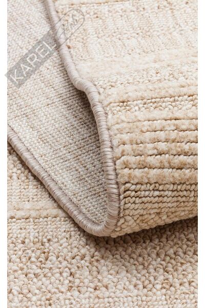 JOY JOY 01 BEIGE  Hav Toz Vermeyen Yumuşak dokulu Modern Makine Halısı