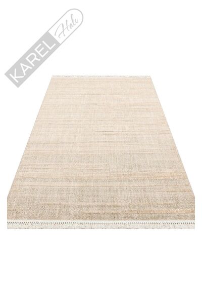 JOY JOY 01 BEIGE  Hav Toz Vermeyen Yumuşak dokulu Modern Makine Halısı