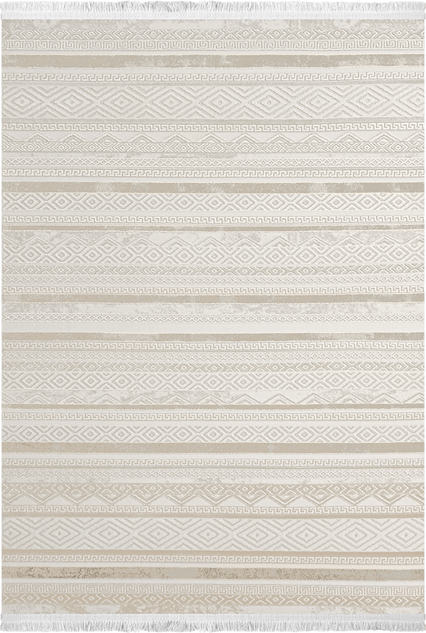 Woolen Halı Alessa Koleksiyonu 3512 Bej Akrilik Halı