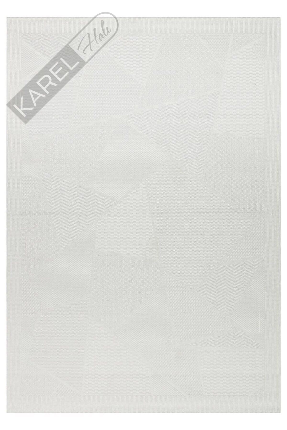 MONO LUX MNO LUX 01 GREY Kaymaz Tabanlı Modern Desenlere Sahip İnce Halı