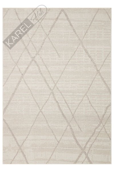 SAHARA SHA 03 CREAM GREY Hav Toz Vermez Yumuşak Tuşeli Modern Makine Halısı