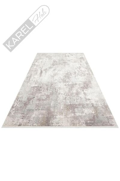 FRESCO FS 35 GREY BEIGE XW Yüksek Alçak Dokulu Özel Işıltılı Yüksek Kaliteli Sık Dokuma Modern Salo