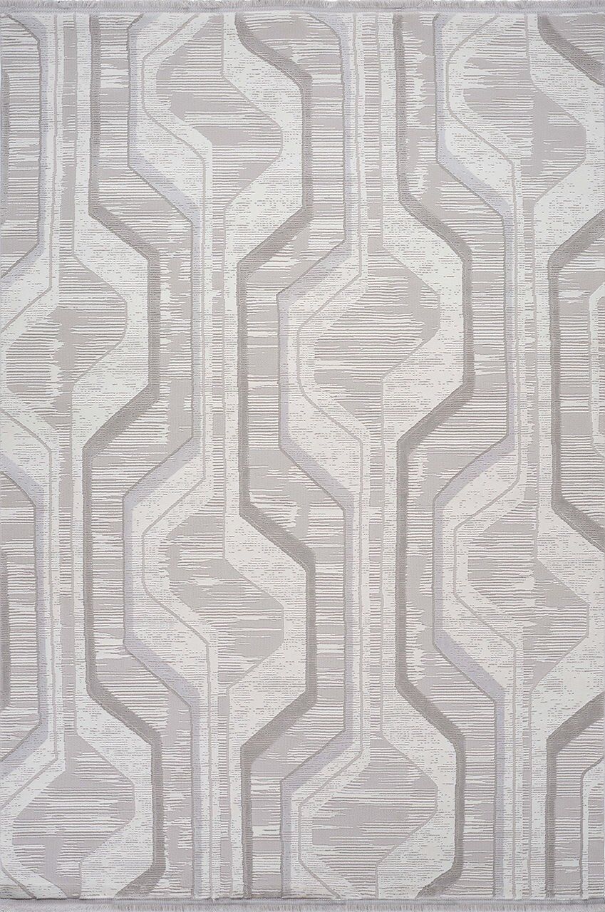 Artemis Halı Karizma - 02819E - Gri Beyaz Polyester Halı