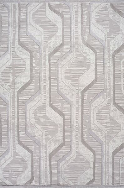 Artemis Halı Karizma - 02819E - Gri Beyaz Polyester Halı